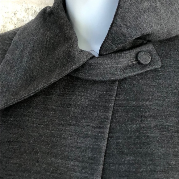 Anthony Muto Marita cape cloak gray wool VTG 70s - Picture 4 of 12